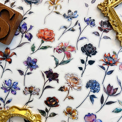 Pale Filament Sticker 50PCS