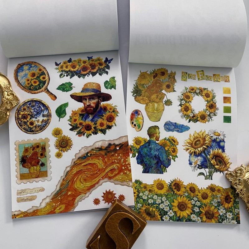 Starry Night Gothic Rhapsody Sticker Book 20Sheets