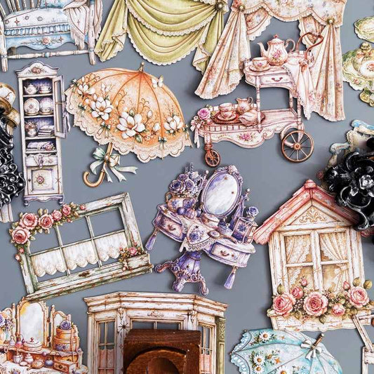 Rococo Antiques Sticker 30PCS