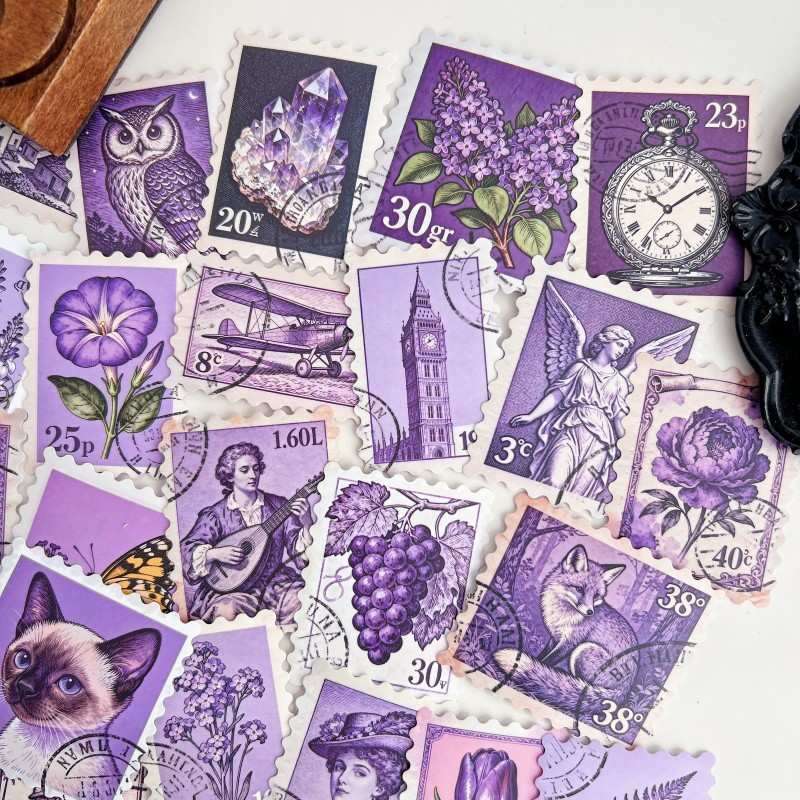 Violet Post Sticker 50PCS
