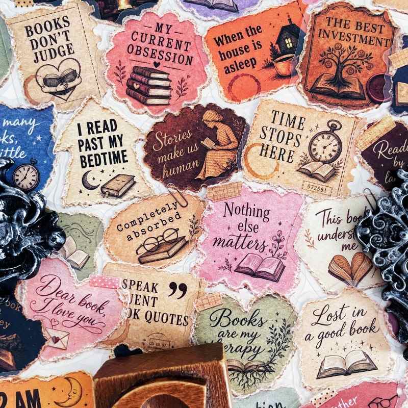 Aged Tome Sticker 50PCS