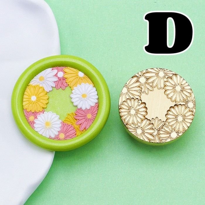 Carved Greenery Sealing Wax Stamp