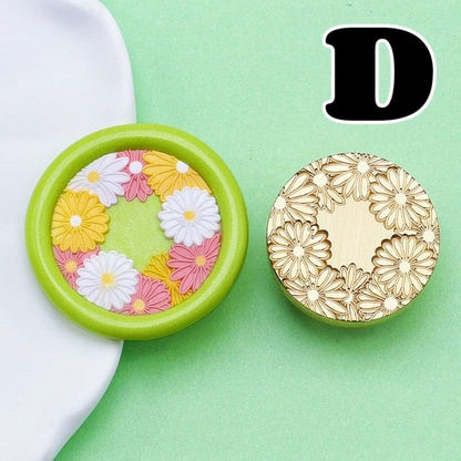 Carved Greenery Sealing Wax Stamp