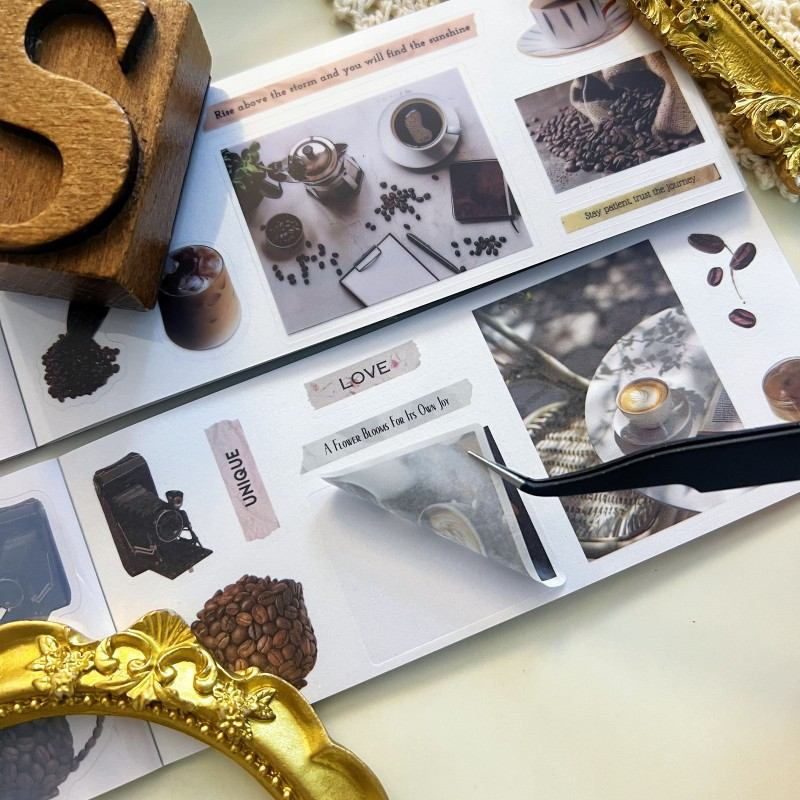 Bold Roast Sticker Book 18Sheets