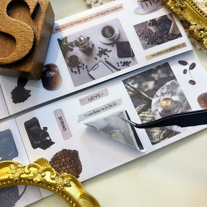 Bold Roast Sticker Book 18Sheets