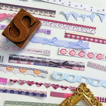 Fabric Lace Sticker 40PCS