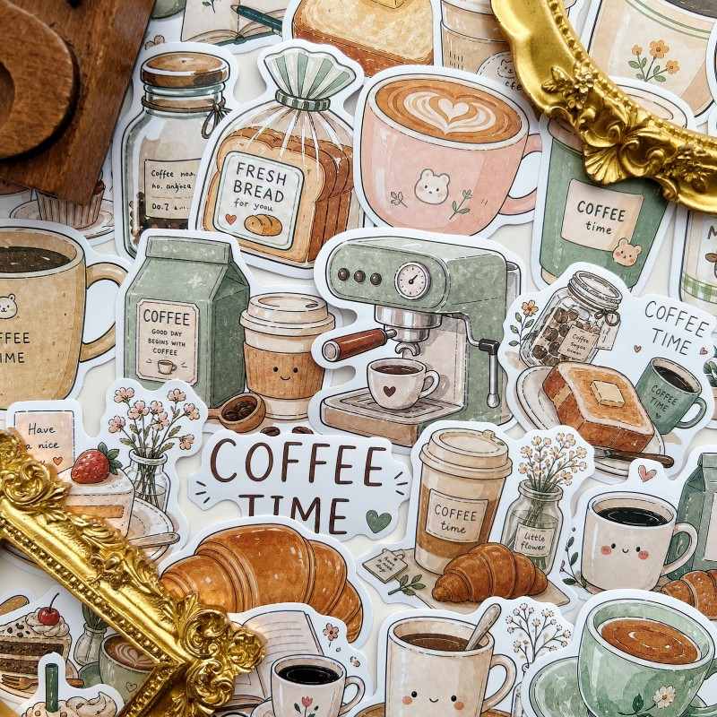 Caffeine Hour Sticker 50PCS