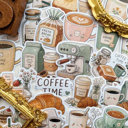 Caffeine Hour Sticker 50PCS