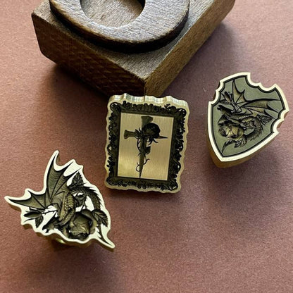 Dragon Rose Sealing Wax Stamp