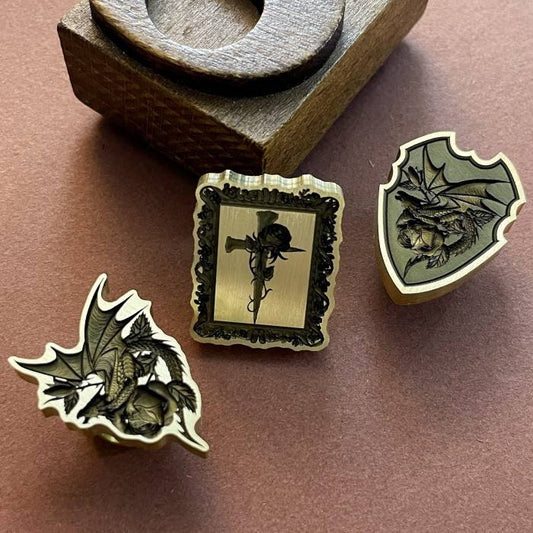 Dragon Rose Sealing Wax Stamp