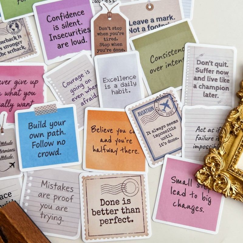 Ticket Script Sticker 50PCS