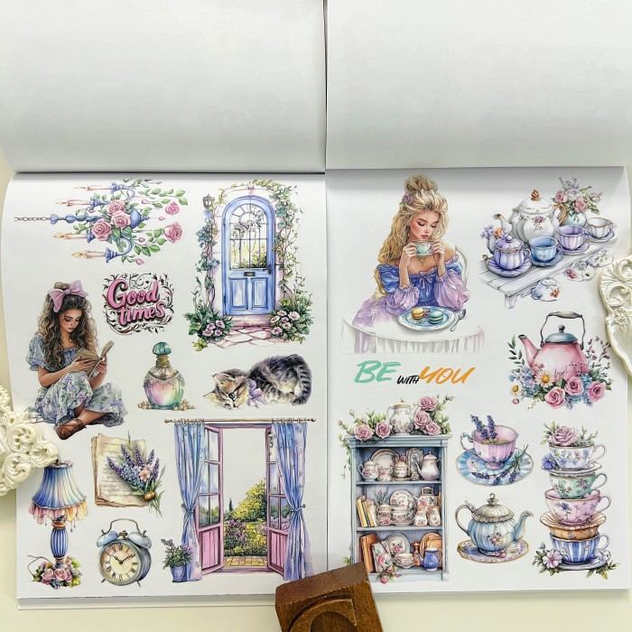 Dessert Delight Sticker Book 20Sheets