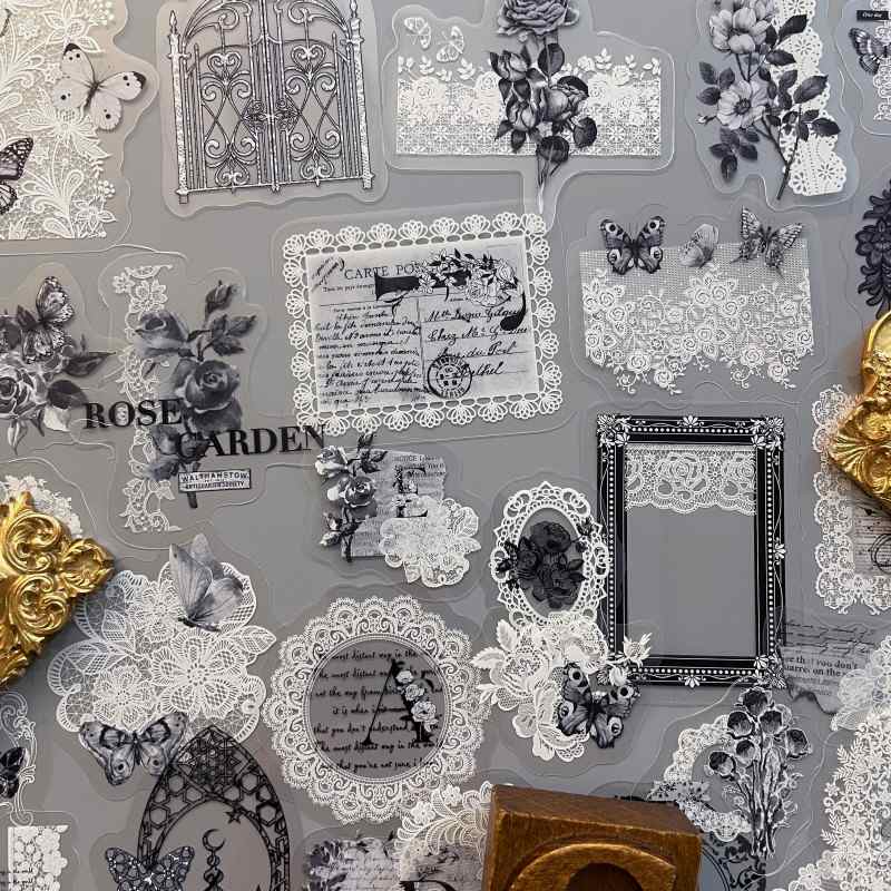 Ink Misty Rain Sticker 60PCS