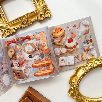 Meow Coffee Sticker Book 20Sheets