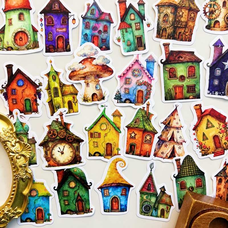 Weird Cabin Sticker 56PCS