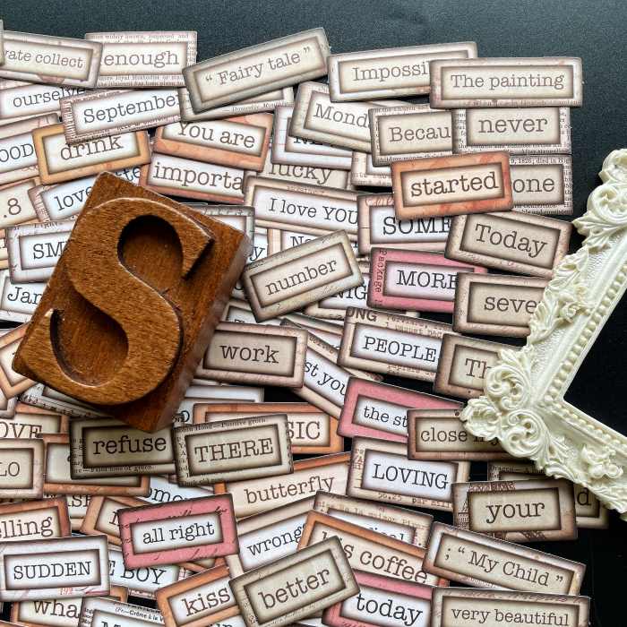 Hidden Moments Word Sticker 190PCS