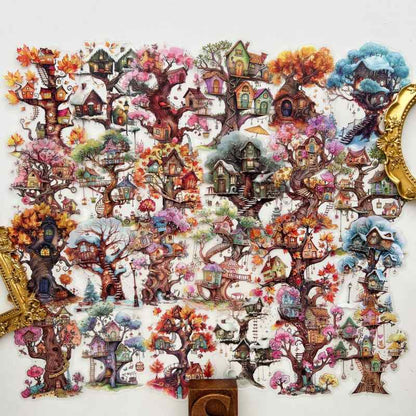 Treehouse Utopia Sticker 24PCS