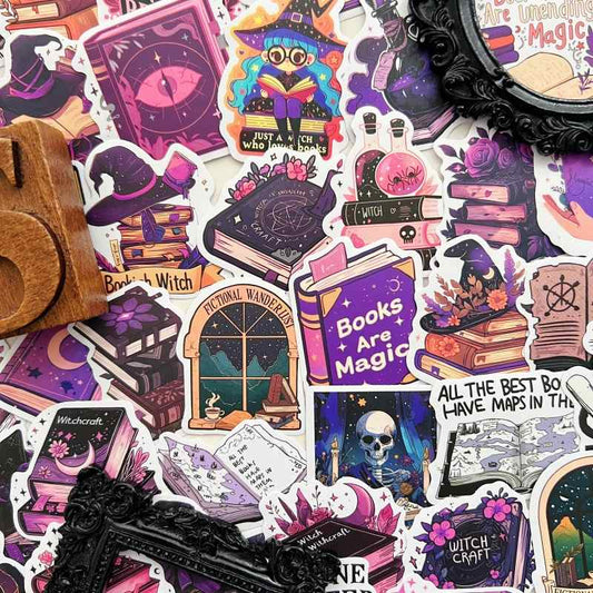 Bookish Witch Sticker 50PCS