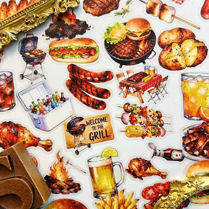 Grill Feast Sticker 56PCS
