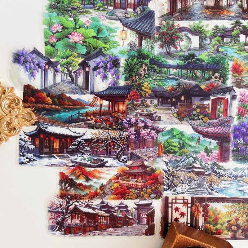 Courtyard Cycles Sticker 40PCS