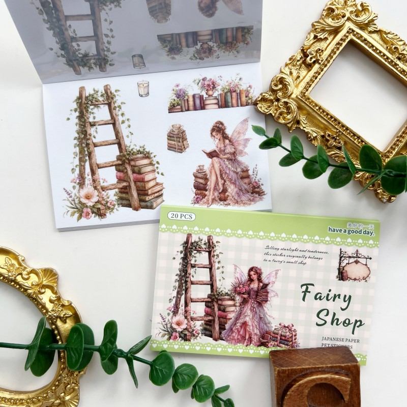 Fairy Bookshop Sticker Book 20Sheets