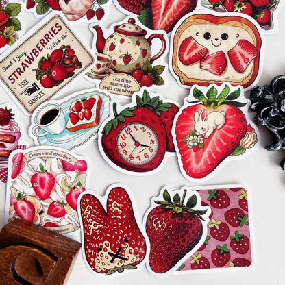 Retro Berry Sticker 50PCS