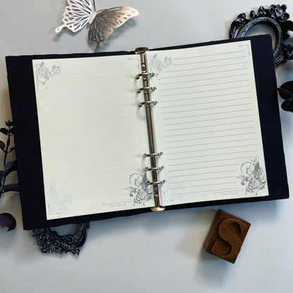 Arcane Gaze 3D Embossed Loose-Leaf Journal