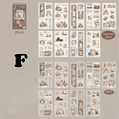 Winter Snowlight Sticker Book 18Sheets