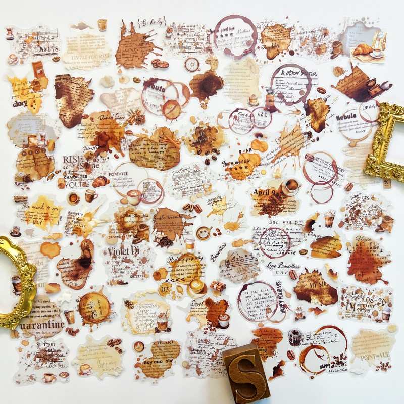 Coffee Aroma Sticker 60PCS
