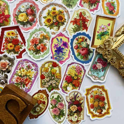 Mirror Blossom Sticker 56PCS