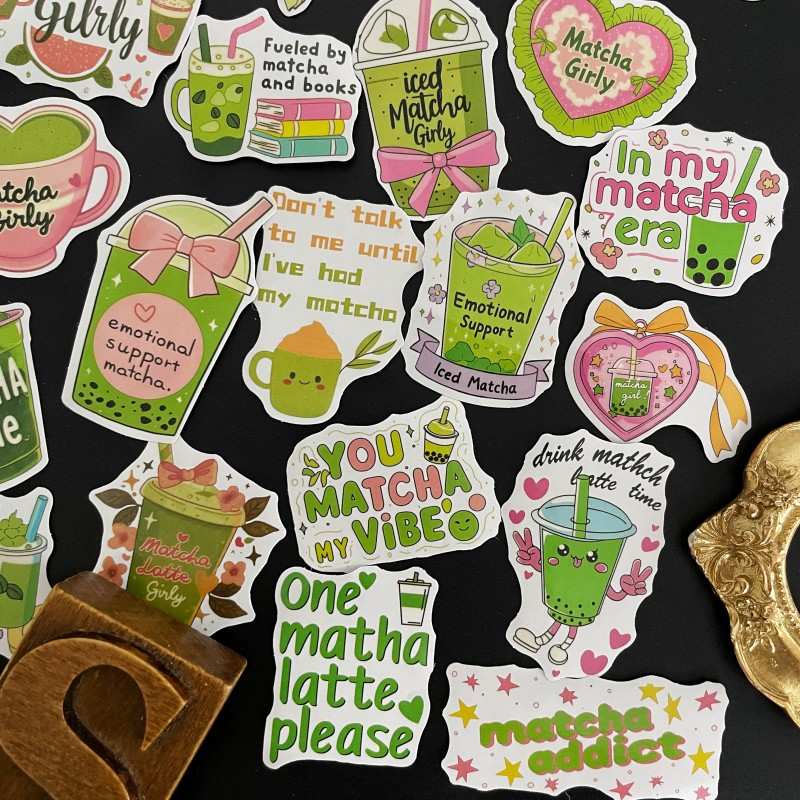 Matcha Bliss Sticker 50PCS