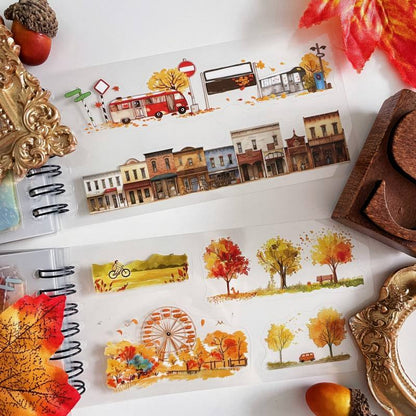 Autumn Picture Album Sticker Book 48Sheets