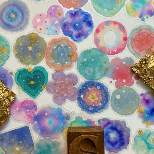 Planet Hues Sticker 56PCS