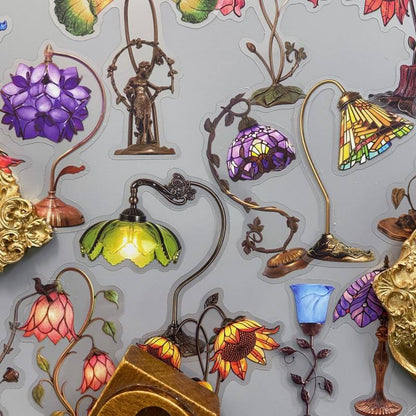 Flower Bowl Sticker 24PCS