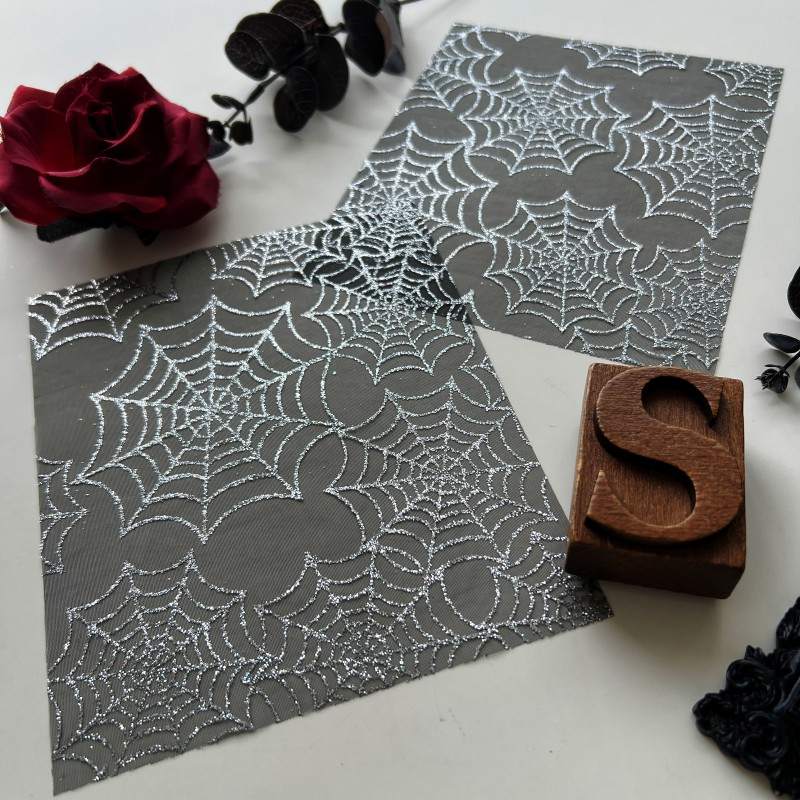 Silvery Cobweb Meshes 2PCS