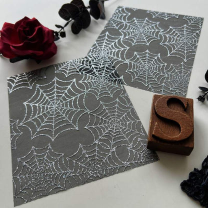 Silvery Cobweb Meshes 2PCS