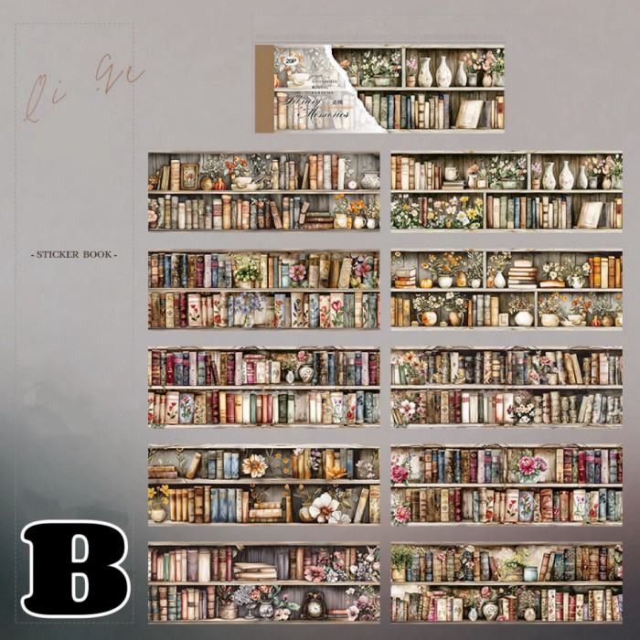 Book Haven Sticker Book 20Sheets