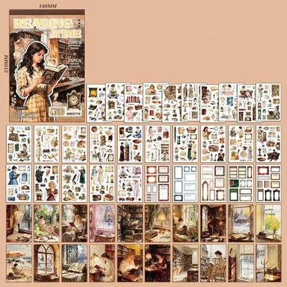 Time Chapter Washi Sticker Book 50Sheets