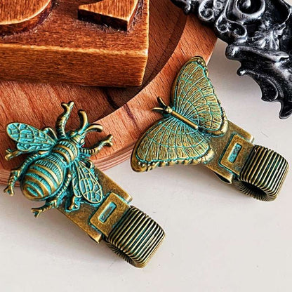 Antique Bug Pen Holder Clip
