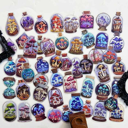 Fungi Glass Sticker 50PCS