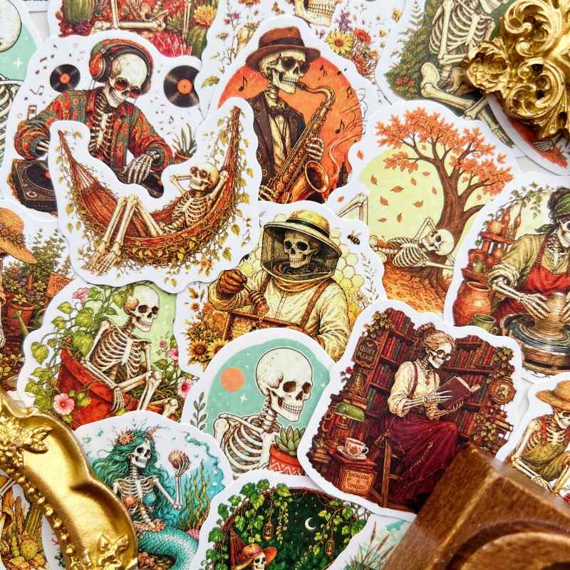 Fun Skull Sticker 50PCS