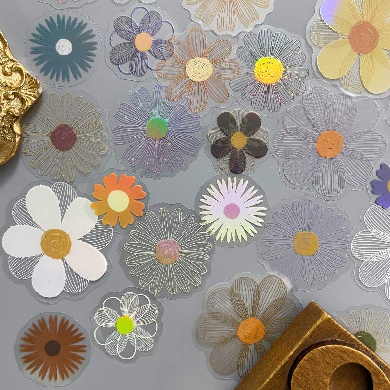 Velvet Sticker 60PCS