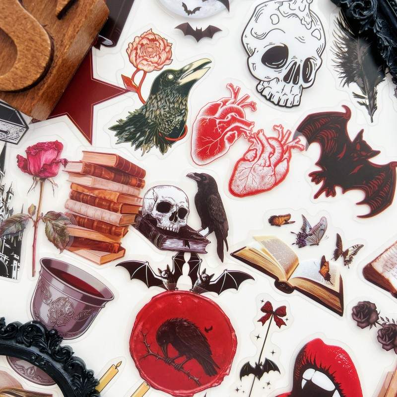 Antique Horror Sticker 50PCS – Soto Studios