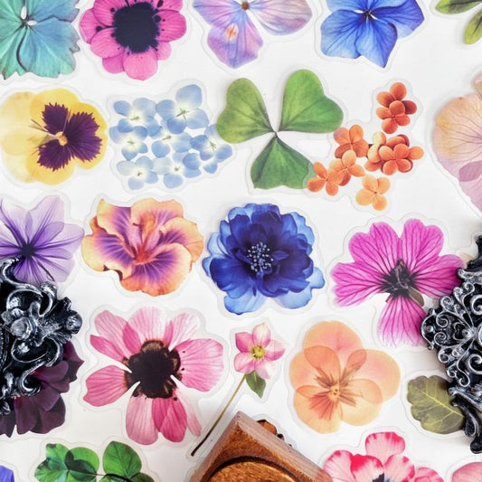 Painted Petals Sticker 50PCS