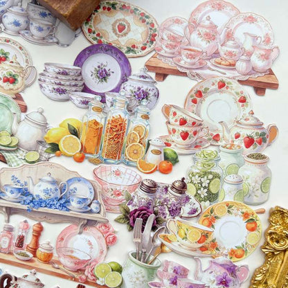 Noble Tableware Sticker 60PCS