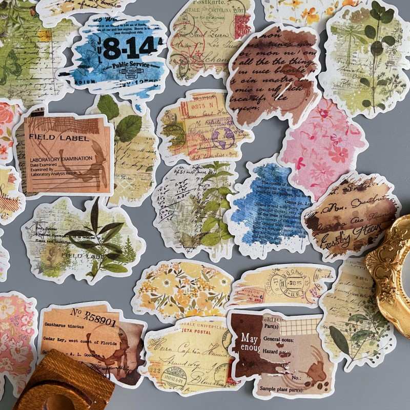 Stained Notes Sticker 75PCS