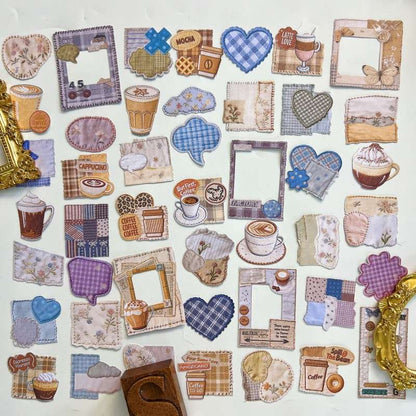 Sewing Diary Sticker 45PCS