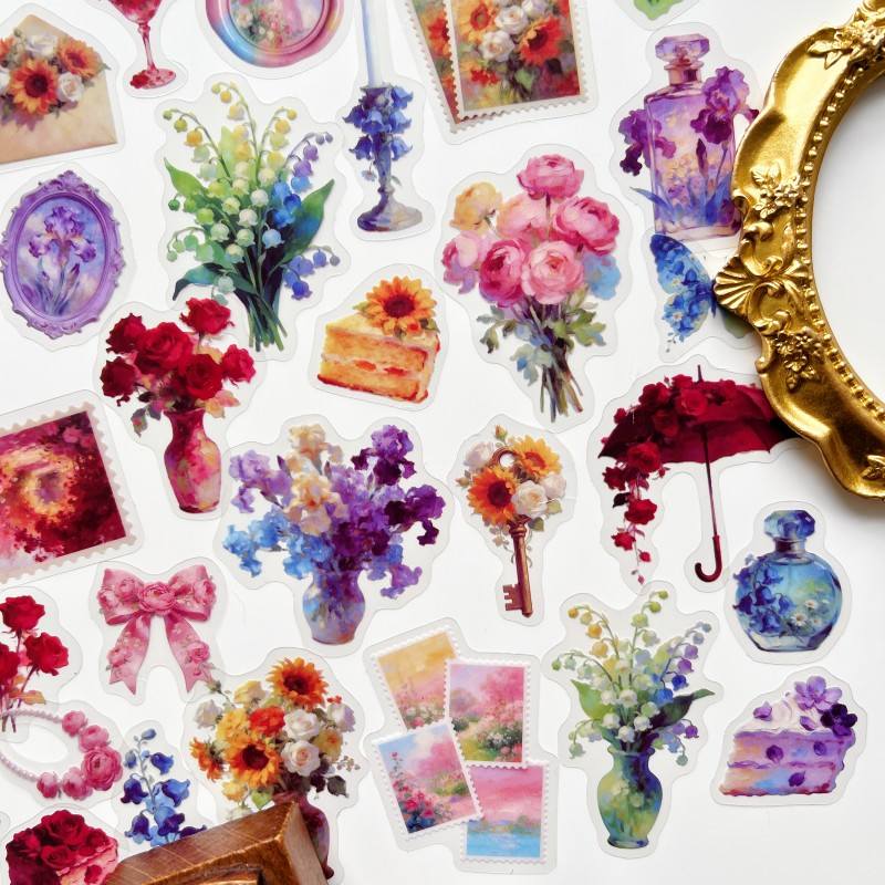 Dream Among Flowers Sticker 60PCS