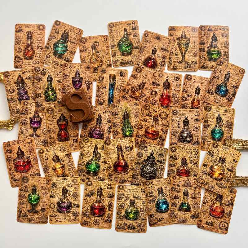Alchemy Bottle Art Cards 36PCS