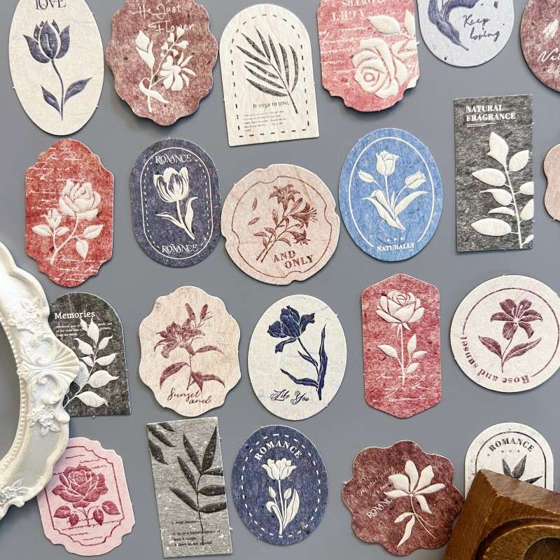 Hazy Flower Sticker 40PCS